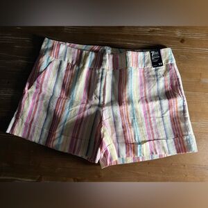 New York & Company Multicolor Striped Women's Shorts